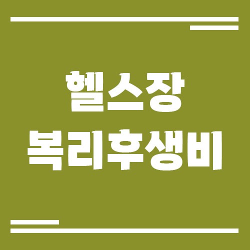 Read more about the article 헬스장 운영 시 인정되는 복리후생비 예시