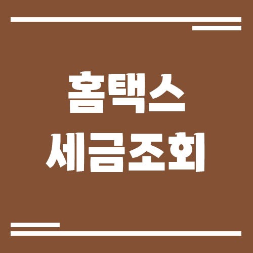 Read more about the article 홈택스에서 납부·고지·환급 세금 조회하는 법