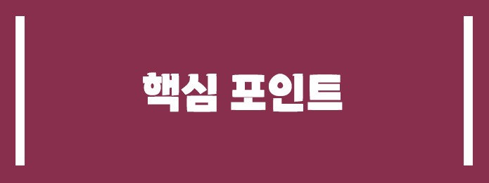 핵심 포인트 3가지